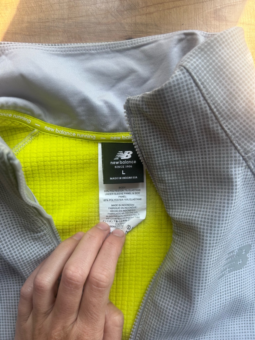 Reflective New Balance Running Jacket - Picture 3 of 5